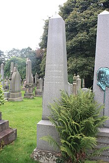 Edward Forbes's grave Dean Cemetery