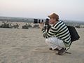 El fotógrafo cordobés Francisco González Pérez en el desierto de Jaisalmer, India..jpg