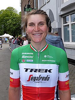 Elisa Longo Borghini Italian racing cyclist