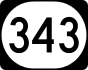 Kentukki Route 343 markeri