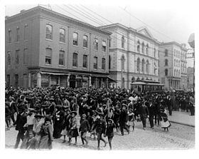 Jour de l'Émancipation à Richmond (Virginie) vers 1905.