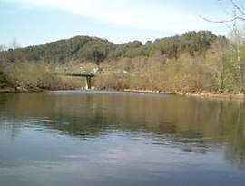 The Emory River near Oakdale, Tennessee