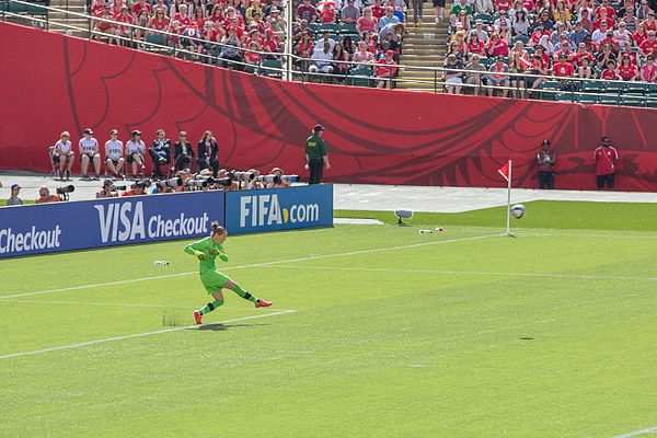 McLeod at the 2015 FIFA Women's World Cup in Edmonton, June 2015
