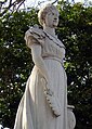 Statue de Luisa Cáceres de Arismendi à La Asunción