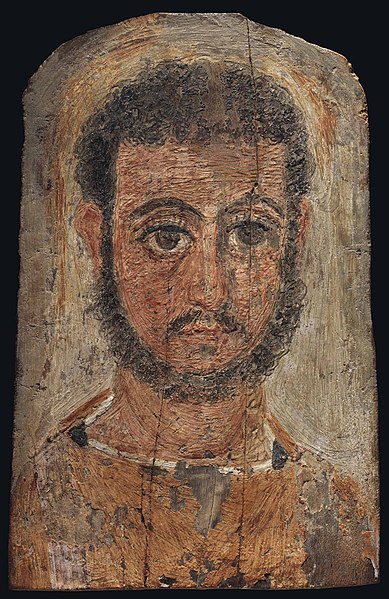 File:Fayum mummy portrait, male (circa 2nd century), Christie's 05.jpg