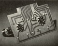 Figure 9 - Printed amplifier circuit