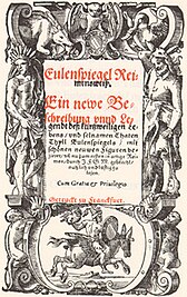 Title page Eulenspiegel Reimensweis