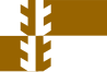 Vlag ontworpen voor Daramaland, maar nooit officieel in gebruik geweest.