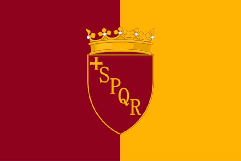 File:Flag of Rome (with Lesser Arms).svg