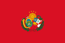 秘鲁-玻利维亚邦联旗