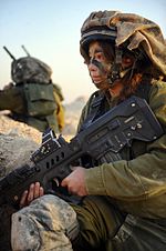 Miniatuur voor Bestand:Flickr - Israel Defense Forces - Mixed Female, Male Caracal Battalion Holds First Joint Drill (2).jpg