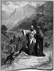 Abraham and Lot Divided the Land (illustration from the 1897 Bible Pictures and What They Teach Us by Charles Foster) Foster Bible Pictures 0030-1.jpg