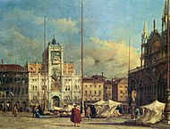 Francesco Guardi - Piazza San Marco, Wenecja - WGA10858.jpg