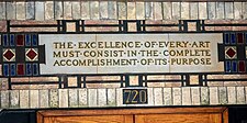 Franklin Building, Chicago, IL, USA, inscription over entrance.jpg