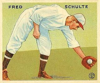 Fred Schulte American baseball player