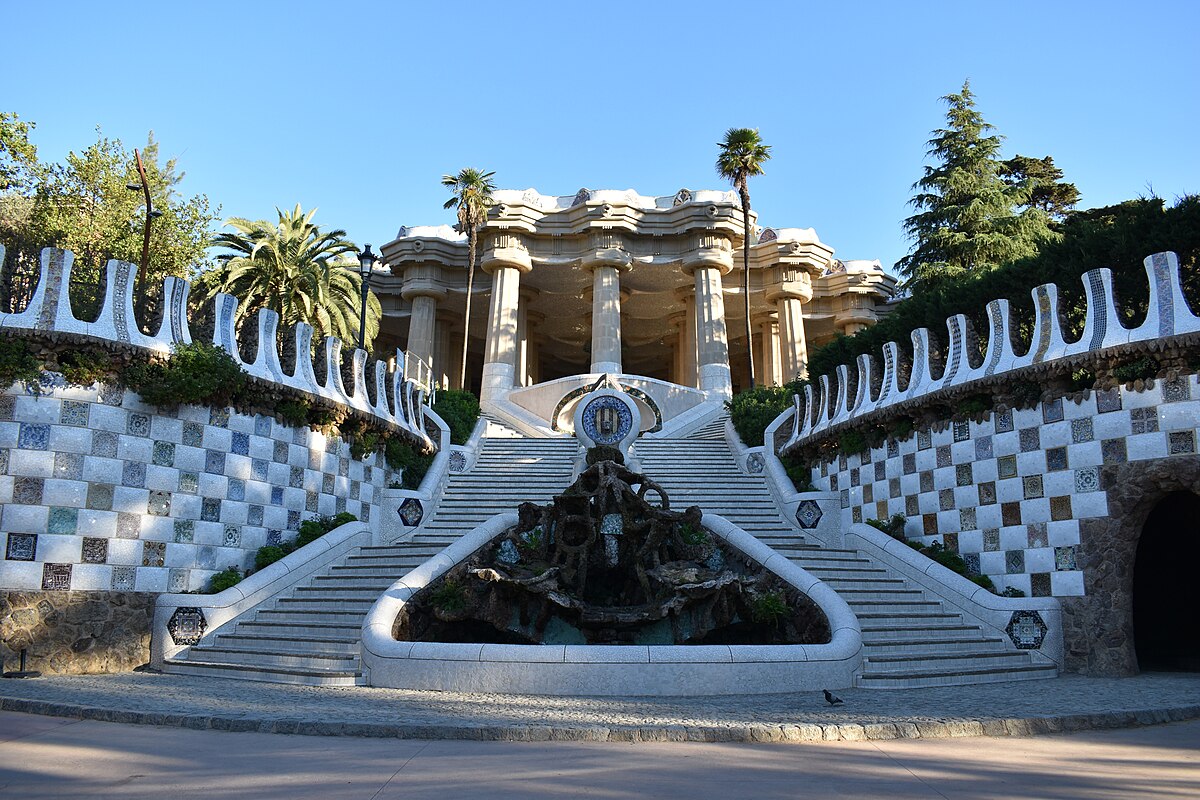 plano parque guell