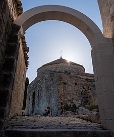 Gabriel in the Klis Fortress, Split, Croatia