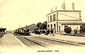 La gare de Châtelaudren vers 1900.