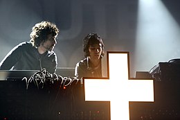 Гаспар Оже та Ксав'є де Росне під час виступу, серпень 2007 року