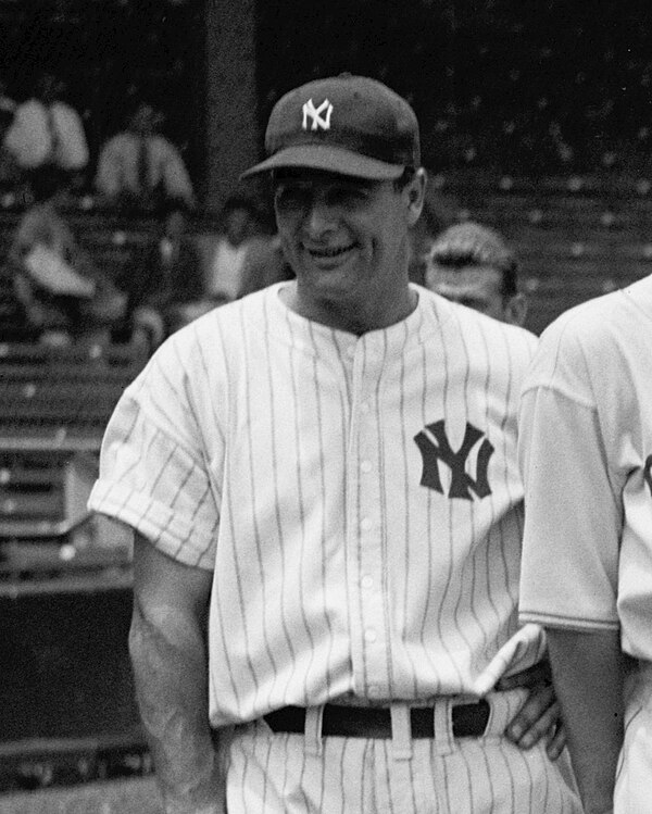 Lou Gehrig (1903–1941) was the first Yankees player to have his number retired, in 1939, which was the same year that he retired from baseball due to 