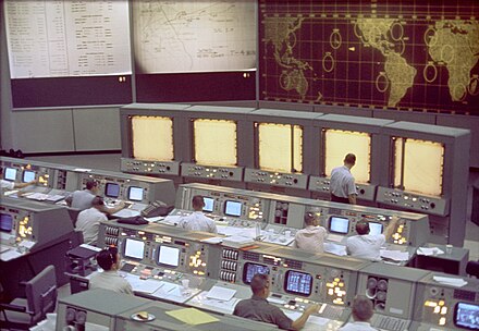 MOCR 2 during Gemini 5 in 1965