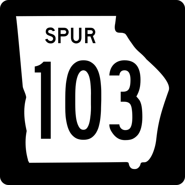 File:Georgia 103 Spur (1960).svg