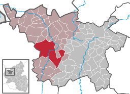 Läget för Gerolstein i Landkreis Vulkaneifel