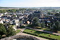 Vue générale de Gisors (Eure) depuis le haut du donjon du château