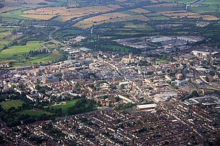 Gloucester City and Non-metropolitan district in England