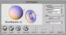 Скриншот программы GLUI