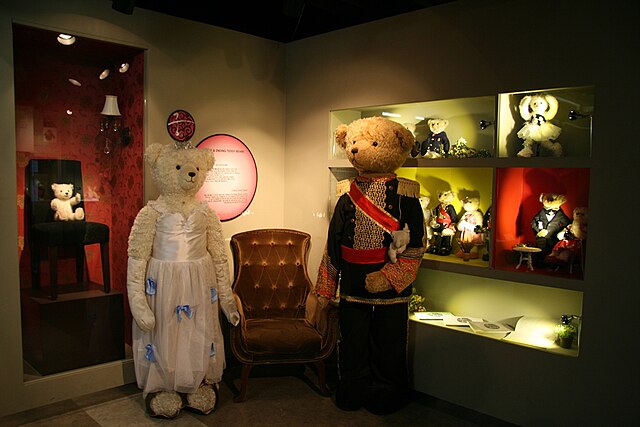Princess Hours teddy bears display at the Teddy Bear Museum in N Seoul Tower