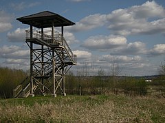 Closeup of North Observation Tower.