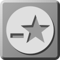 Grey star boxed minus.svg