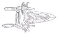Pistolenkatar, historische Sonderform einer kombinierten Waffe