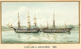 HMS <i>Lion</i> (1847) Vanguard-class ship of the line