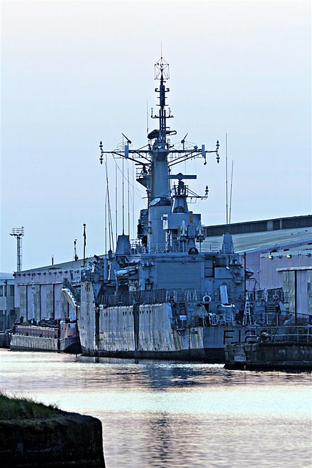 Plymouth at Birkenhead docks in 2012.