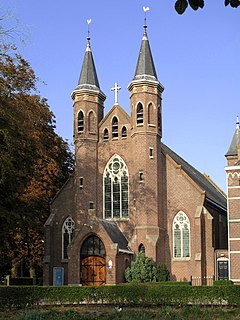 Heinkenszand Town in Zeeland, Netherlands