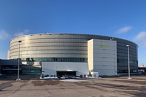 Die Hartwall Arena in Helsinki im März 2022