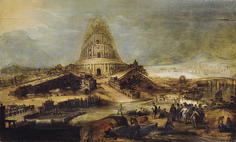 File:Hendrick van Cleve III - The tower of Babel.jpg