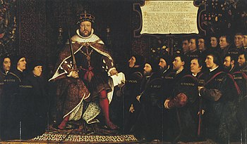 Along with the medical equipment were also personal items belonging to the barber-surgeon, including an expensive silk velvet coif identical to those worn by the members of the Worshipful Company of Barbers in this painting by Hans Holbein the Younger from 1540. Henry VIII and the Barber Surgeons, by Hans Holbein the Younger, Richard Greenbury, and others.jpg