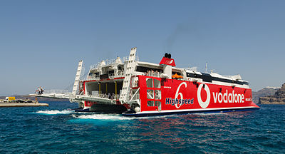 Highspeed 6 ferry, Santorini