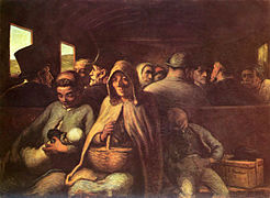 El vagón de tercera clase de Honoré Daumier