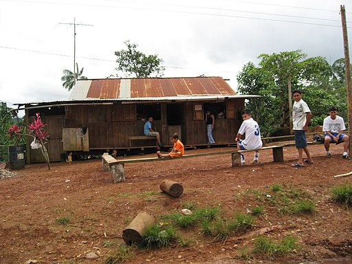 Huaorani village
