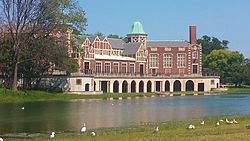 The Humboldt Park Field House and Refectory in 2014.
