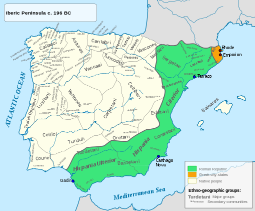 1st division of Roman Hispania