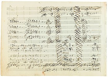 Partitura dell'opera Idomeneo