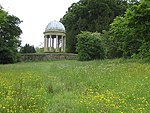 Ha-ha Wall Ionic Temple and haha, Duncombe Park - geograph.org.uk - 3514168.jpg