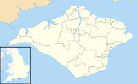 Isle of Wight UK ward map (blank).svg