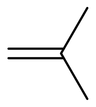 <span class="mw-page-title-main">Isobutylene</span> Unsaturated hydrocarbon compound (H2C=C(CH3)2)