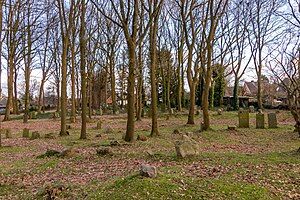 Grabsteine auf dem jüdischen Friedhof Westerrönfeld